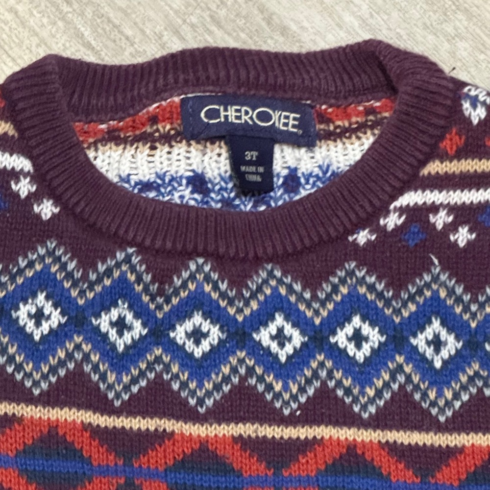 Cherokee Sweater Toddler Boys‎ size 3T - Picture 2 of 4